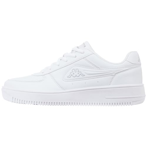 Kappa Herren Bash Sneakers, Weiß White L Grey 1014, 38 EU von Kappa