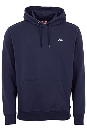 Kappa Hoodie VENNO I Unisex Kapuzen Sweatshirt I Pullover aus hochwertiger Baumwolle I Pulli für Freizeit & Sport I Kleidung für Frauen & Männer S ,19-4024 Dress Blues von Kappa