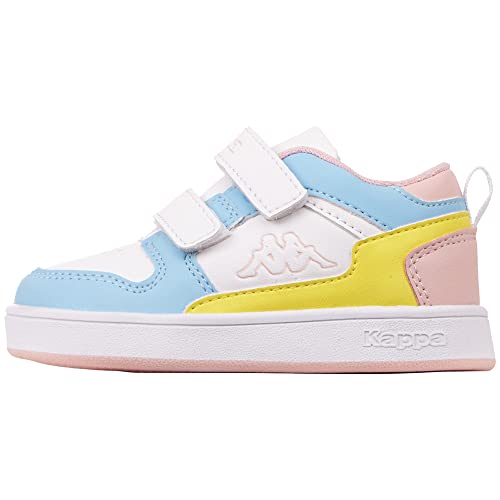 Kappa Jungen Unisex Kinder STYLECODE: 280014M Lineup Low M Sneaker, White/L`Blue, 26 EU von Kappa