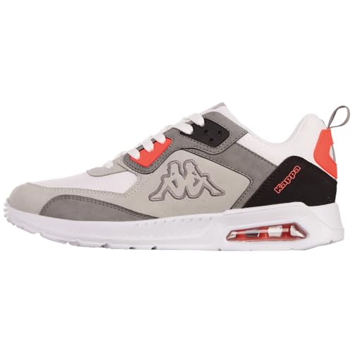 Kappa STYLECODE: 243415 Queens Unisex Sneaker, Grey/Coral, 38 EU von Kappa