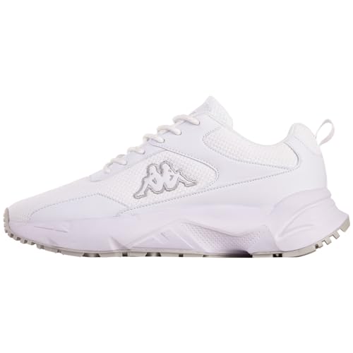 Kappa STYLECODE: 243420 YANOE Unisex Sneaker, White/L´Grey, 38 EU von Kappa