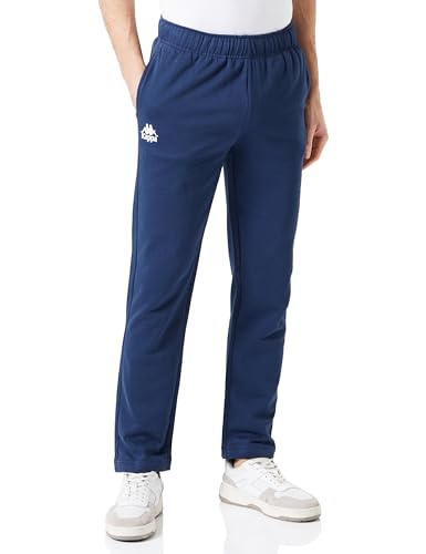 Kappa Herren Stylecode: 709476 Angelo Men, Sweat Pants, Regular Fit Lässige Hose, Dress Blues, XL EU von Kappa