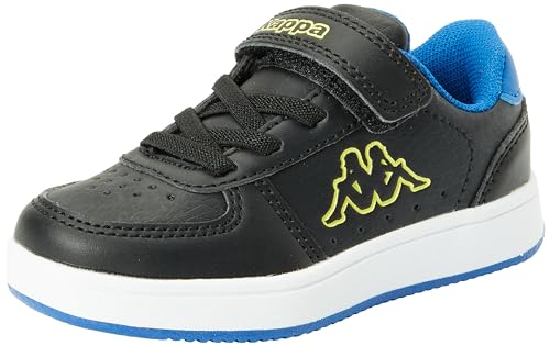 Kappa Unisex Baby Malone Low-top, Schwarz/Blau, 22 EU von Kappa