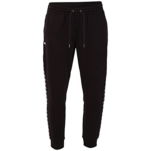 Kappa Unisex Leman Men, Sweat Pants, Regular Fit Trainingshose, Caviar, 36-41 von Kappa