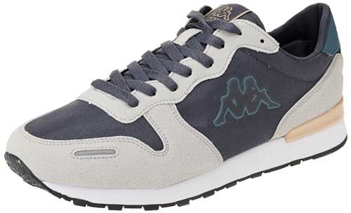 Kappa Unisex Logo Berlin 2 Walking-Schuh, Grey Dk Blue Dk, 42 EU von Kappa