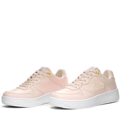 Kappa Herren Logo Maserta Gymnastikschuh, Rosa Pink Pastel Yellow, 37 EU von Kappa