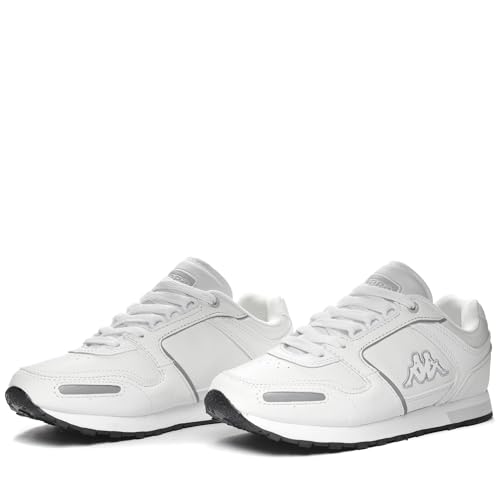 Kappa Unisex Logo Voghera 5 Gymnastikschuh, Bianco White Grey Lt, 43 EU von Kappa