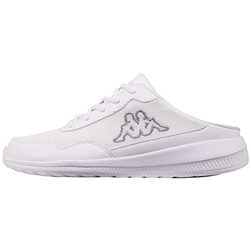 Kappa Unisex STYLECODE: 243257 Follow NH Sneaker, White/L´Grey, 39 EU von Kappa