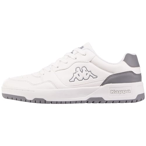 Kappa Unisex STYLECODE: 243323MF Broome Low MF Sneaker, White/Grey, 38 EU von Kappa