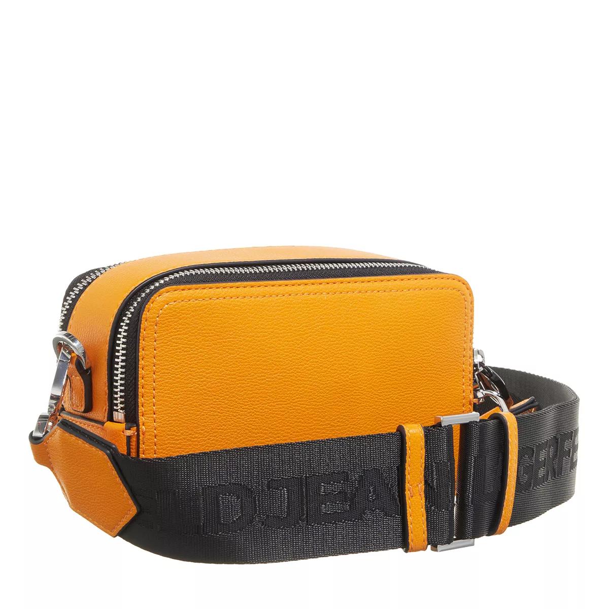 Karl Lagerfeld Jeans Crossbody Bags - Tech Leather Camera Bag Patch - Gr. unisize - in Orange - für Damen von Karl Lagerfeld Jeans