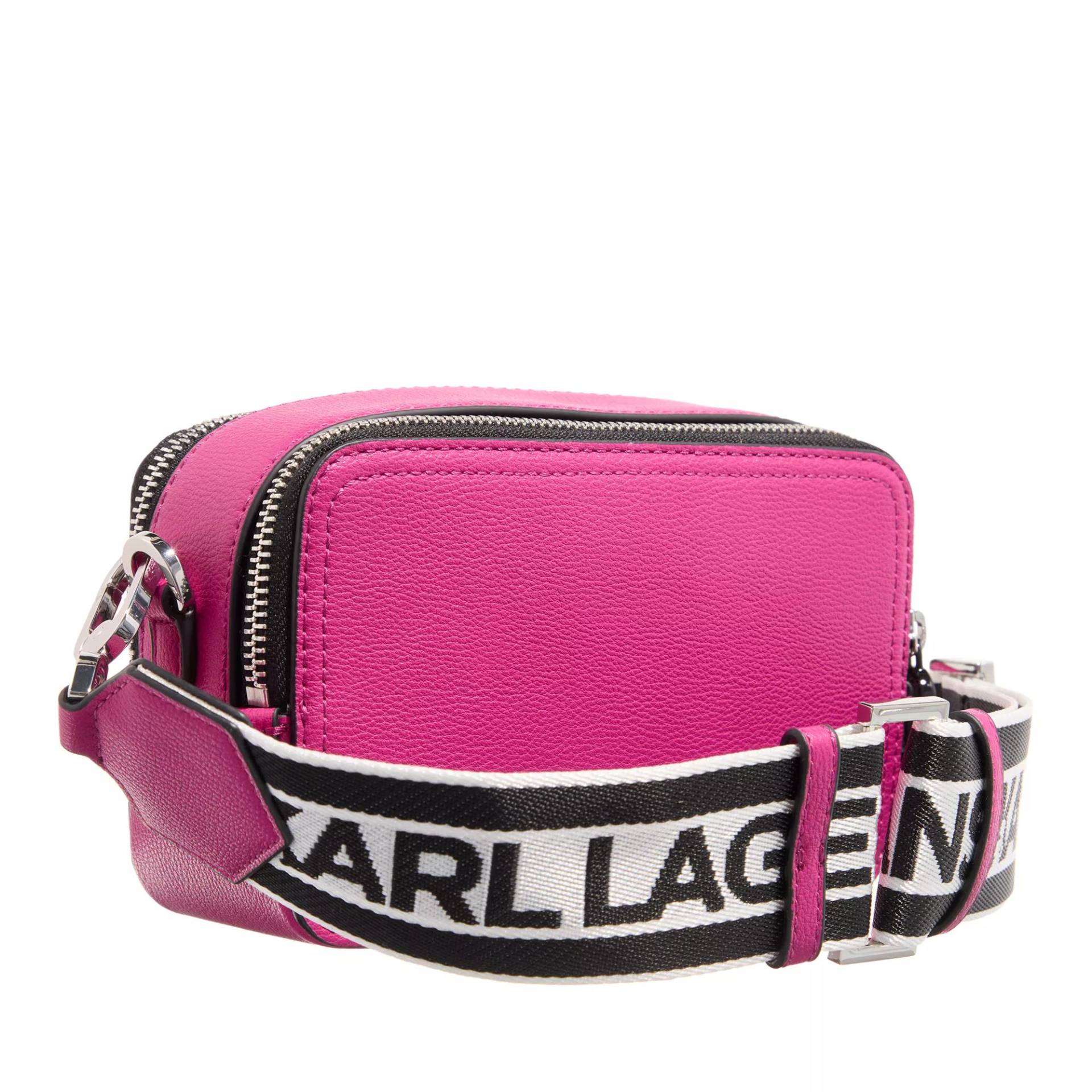 Karl Lagerfeld Jeans Crossbody Bags - Tech Leather Camera Bag Patch - Gr. unisize - in Rosa - für Damen von Karl Lagerfeld Jeans