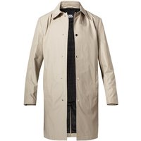 KARL LAGERFELD Herren Mantel beige Baumwolle unifarben von Karl Lagerfeld