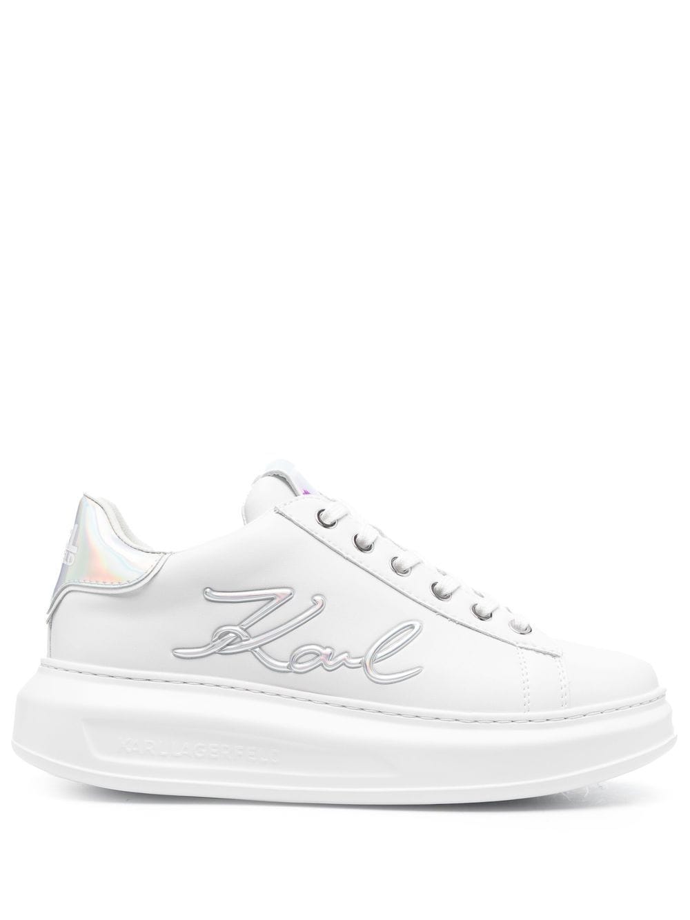 Karl Lagerfeld Sneakers mit Logo-Prägung - Weiß von Karl Lagerfeld