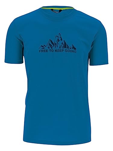 Karpos Herren Loma Print T-Shirt, Indigo Blue, L von Karpos