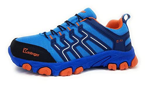 Kastinger Farrer II Kinderschuhe Burschen Halbschuhe Wasserdicht Sneaker Blau Freizeit, Schuhgröße:34 EU von Kastinger