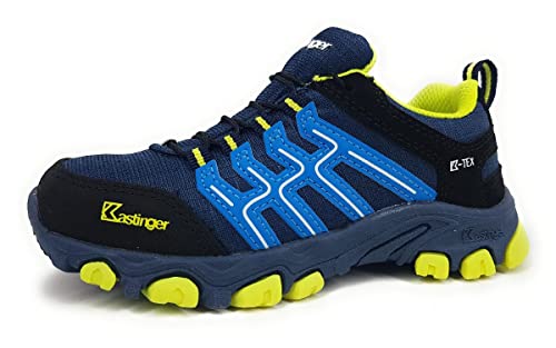 Kastinger Farrer II Kinderschuhe Jungen Halbschuhe Sneaker Blau Freizeit, Schuhgröße:35 EU von Kastinger