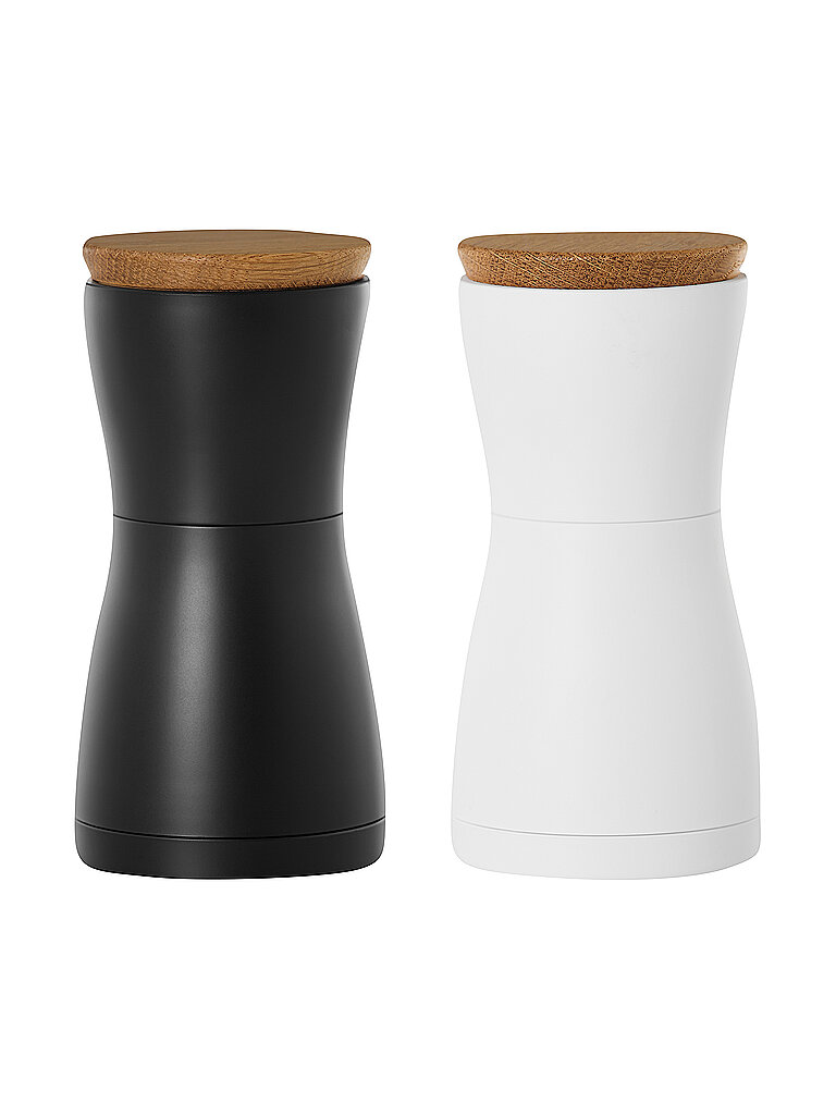 AD HOC Set Salz- und Pfeffermühle 13,3cm TWIN black/white weiss AD HOC Set Salz- und Pfeffermühle 13,3cm TWIN black/white weiss von Kastner & Öhler DE/AT