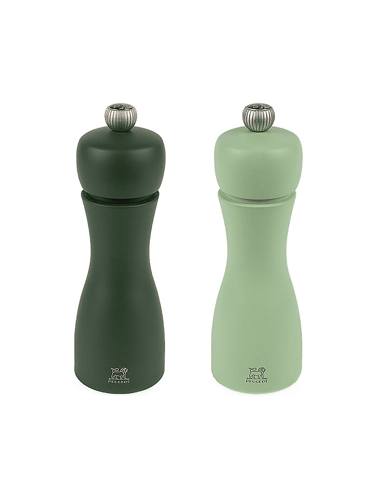 PEUGEOT Pfeffer- und Salzmühle Set TAHITI WASSER 2-tlg. 15cm Buche / Hell- und Dunkelgrün grün PEUGEOT Pfeffer- und Salzmühle Set TAHITI WASSER 2-tlg. 15cm Buche / Hell- und Dunkelgrün grün von Kastner & Öhler DE/AT