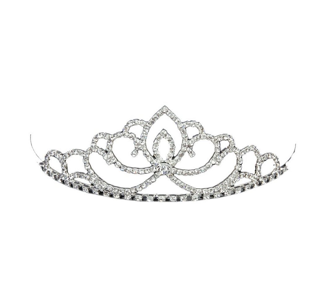 Katara Diadem Zubehör Strass Diadem Haarspange für Kinder, Damen, Cinderella Haarreif, Fasching, Karneval, Krone, Mädchen, Prinzessinen von Katara