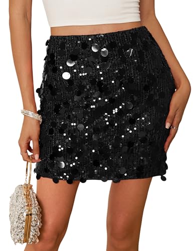 Kate Kasin Damen Pailletten Glitzer Minirock Kurzer Rock Stretchy hohe Taille Hüfte Wrap Halbrock Bleistiftrock Party Bodycon Short Sequin Skirt Schwarz M Kate Kasin Damen Pailletten Glitzer Minirock Kurzer Rock Stretchy hohe Taille Hüfte Wrap Halbrock Bleistiftrock Party Bodycon Short Sequin Skirt Schwarz M von Kate Kasin
