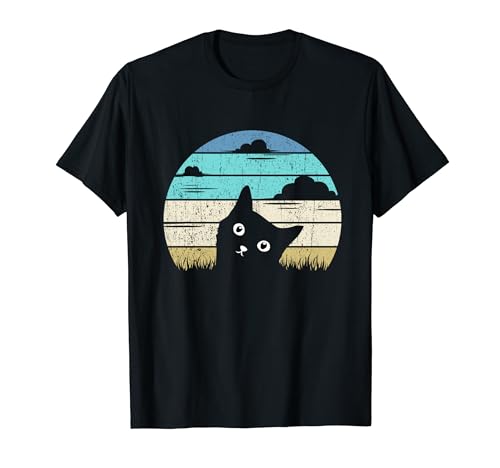 Katzen Damen Herren Männer Frauen Miau Katze Motiv Geschenk T-Shirt von Katzenhalter Katzenmotiv Mann Frau Geschenkidee