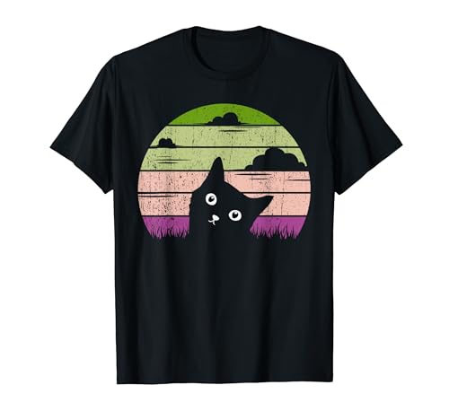 Katzen Damen Herren Männer Frauen Miau Katze Motiv Geschenk T-Shirt von Katzenhalter Katzenmotiv Mann Frau Geschenkidee