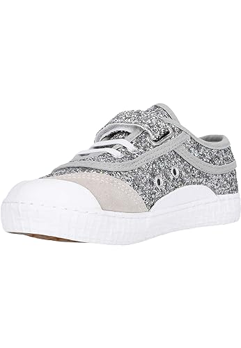 kawasaki Glitter Kids Shoe W/Elastic Sneaker, 8889 Silber, 28 EU von Kawasaki