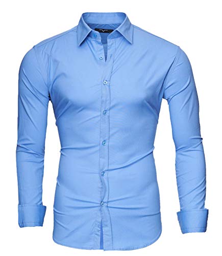 Kayhan Langarmhemd A.L.T Hellblau 4XL von Kayhan