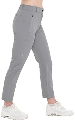 Kaymountain Damen Trekking Wander Outdoor Hose 7/8 Sierra Classic Light Stone Grey 34 von Kaymountain