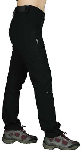 Kaymountain Damen Trekking Wander Outdoor Hose SAAS Fee Hybrid Thermo Black 38 von Kaymountain