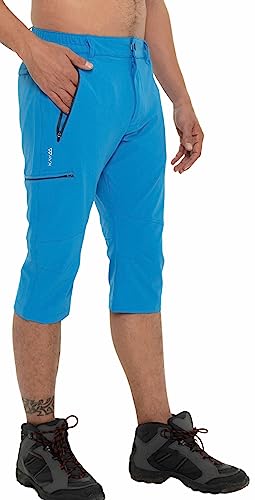 Kaymountain Herren Trekking Wander Outdoor Capri 3/4 Hose Utah Classic Light Aqua 54 von Kaymountain