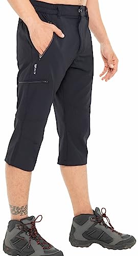 Kaymountain Herren Trekking Wander Outdoor Capri 3/4 Hose Utah Classic Light Navi 50 von Kaymountain