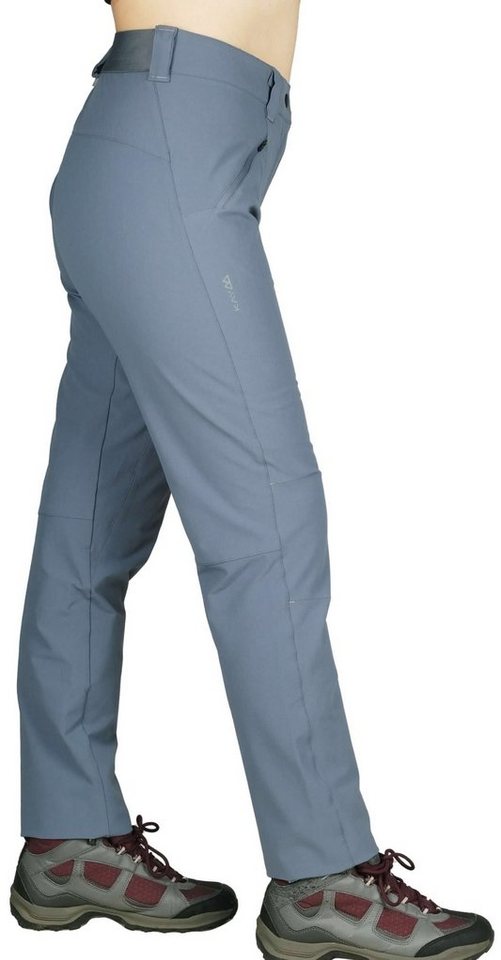 Kaymountain Trekkinghose Damen Wander Outdoor Hose Saas Fee Hybrid Thermo Sky Blue 36 von Kaymountain