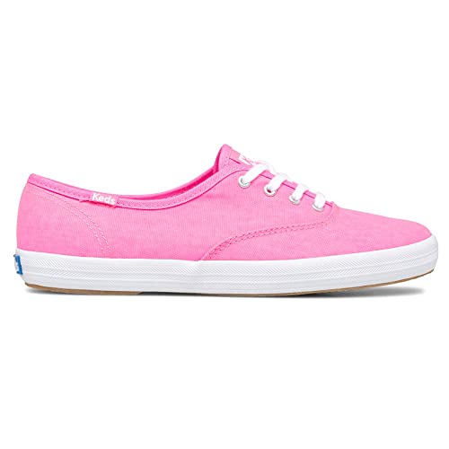 Keds Damen Champion Canvas Sneaker, neon pink, 40 EU von Keds