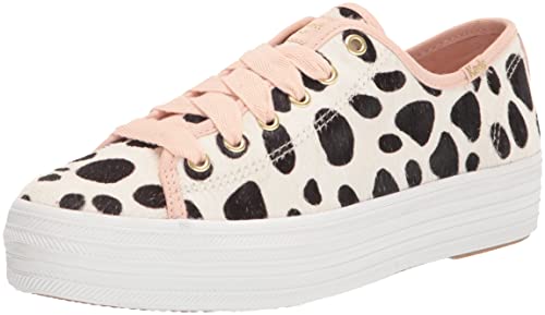 Keds Women's Triple Kick Kate Spade Sneaker, White/Pink, 9.5 von Keds