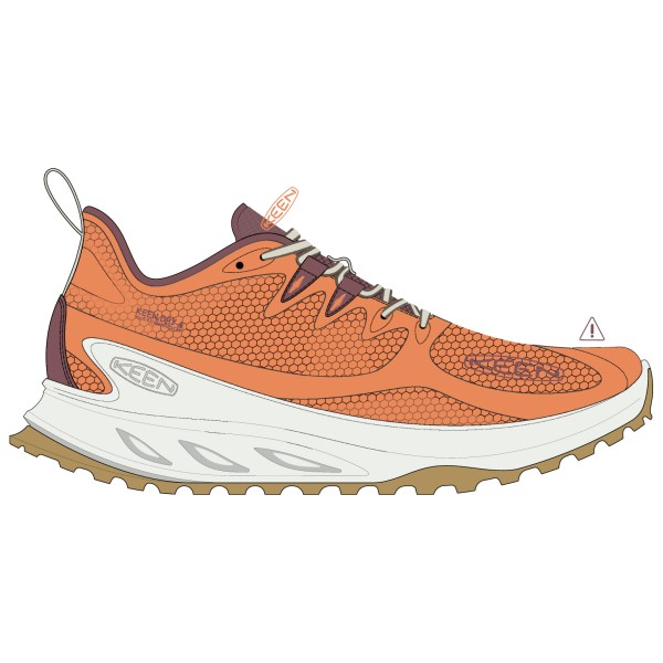 Keen - Women's Zionic WP - Multisportschuhe Gr 10,5 orange von Keen