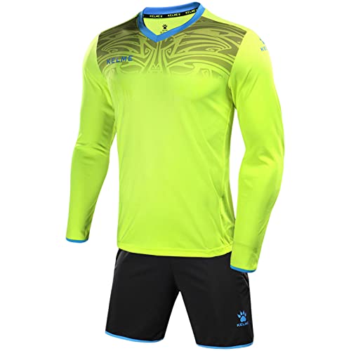 Kelme Torwart Trikots Uniform Keeper Wear Langarm Fußball Torwart Praxis tragen Unisex Pro Set AGelb L von Kelme