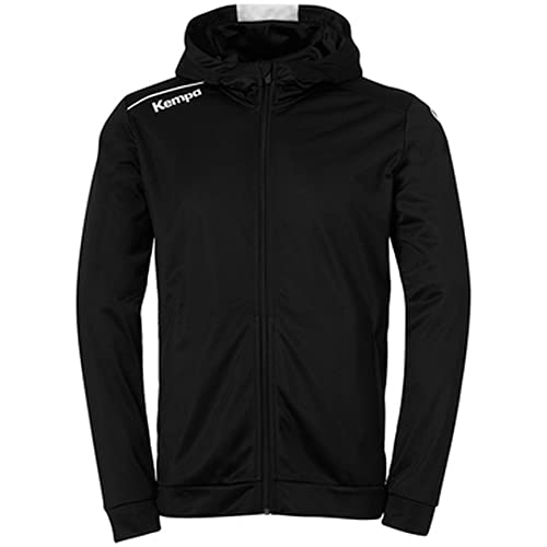 Kempa Herren Player Hood Jacket Jacke, schwarz/weiß, XL von Kempa