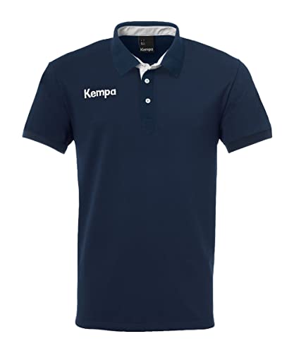 Kempa Herren Prime Polohemd, Marine/Weiß, L von Kempa