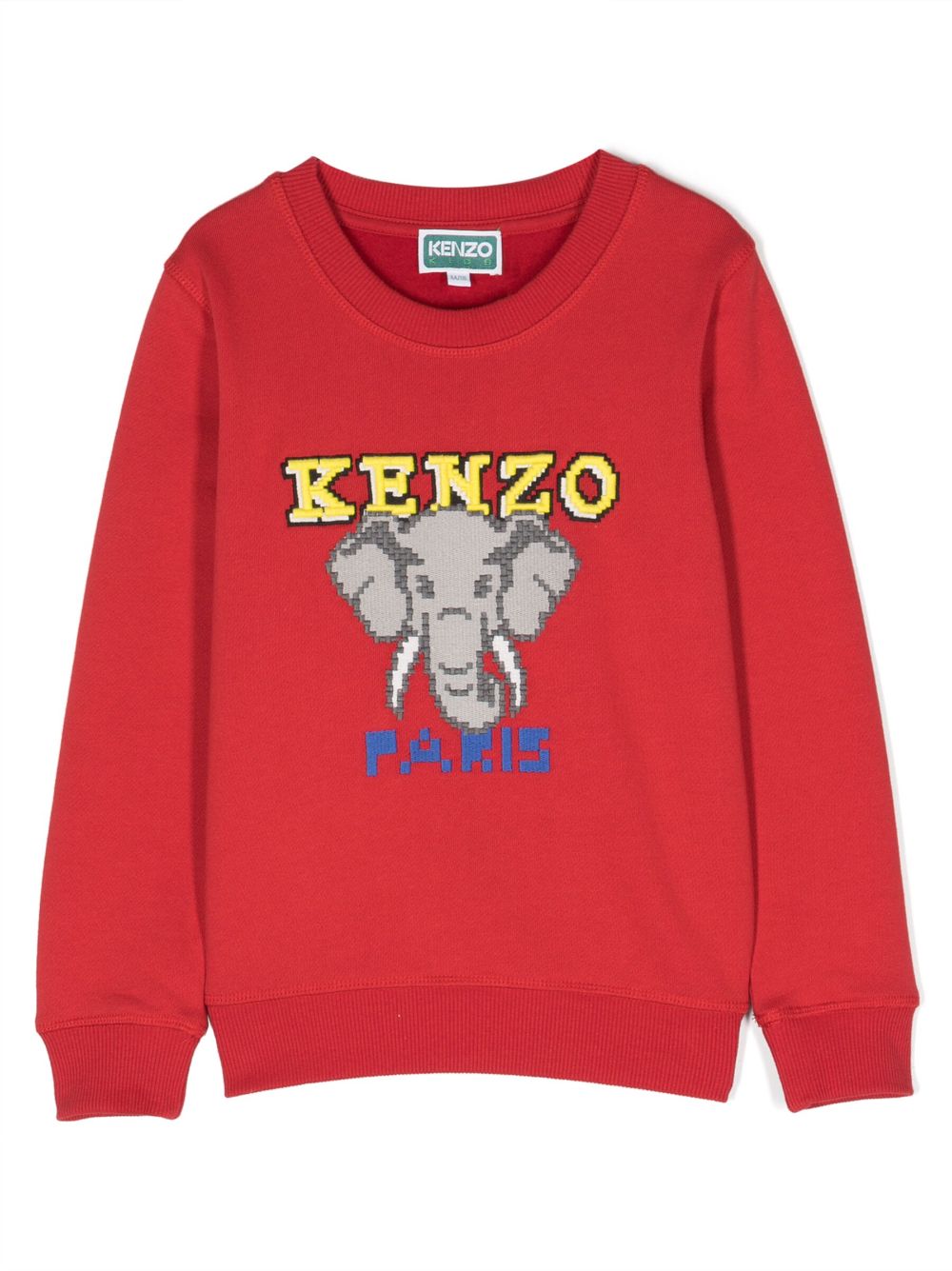 Kenzo Kids Sweatshirt mit rundem Ausschnitt - Rot von Kenzo Kids