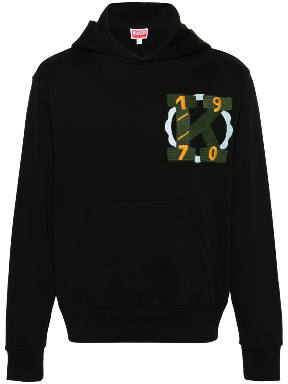 Kenzo Hoodie mit Logo-Stickerei - Schwarz von Kenzo