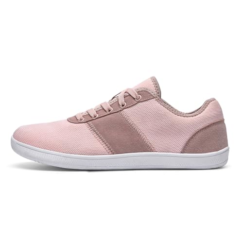 Kexpery Unisex Slip-On-Schuhe, atmungsaktiv, weich, Wanderschuhe, rutschfest, bequem, Fitnessschuhe, Outdoor-Sportschuhe (36, Rosa) von Kexpery