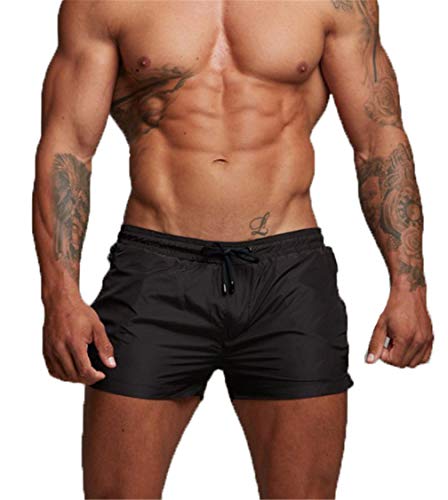 Kfnire Herren-Shorts, Badehose schnell trocknend Strand surfen Running Baden Shorts Boxer Unterhose (EU XL =Tag XXL, A #02) von Kfnire