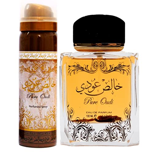Khalis Oudi (Pure Arabian Oudi) Floral Moschus Vanille Eau de Parfum by Lattafa 100 ml von Lattafa