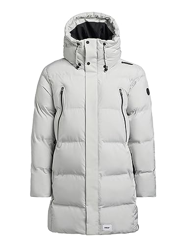 Khujo Herren Steppmantel Clide ice grey hellgrau - XL von khujo