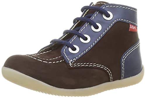 Kickers Baby-Jungen Bonzip-2 Mary Jane Schuh, Dunkelbraun, 18 EU von Kickers