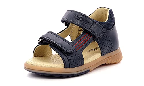 Kickers Baby-Jungen Plazabi Sandalen, Blau (Marine 10), 22 EU von Kickers