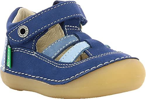 Kickers Sushy Sandalen ,Jungen, Blau (Bleu Tricolore 53), 27 EU von Kickers