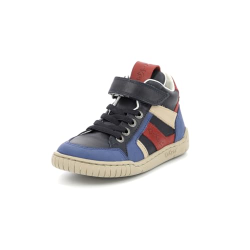 Kickers Baby-Jungen Wincky Cdt Sneaker, Marineblau, 24 EU von Kickers