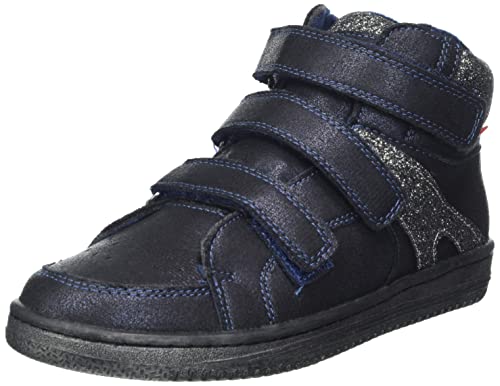 Kickers Lohan Sneaker, Marineblau, Silber glänzend, 22 EU von Kickers